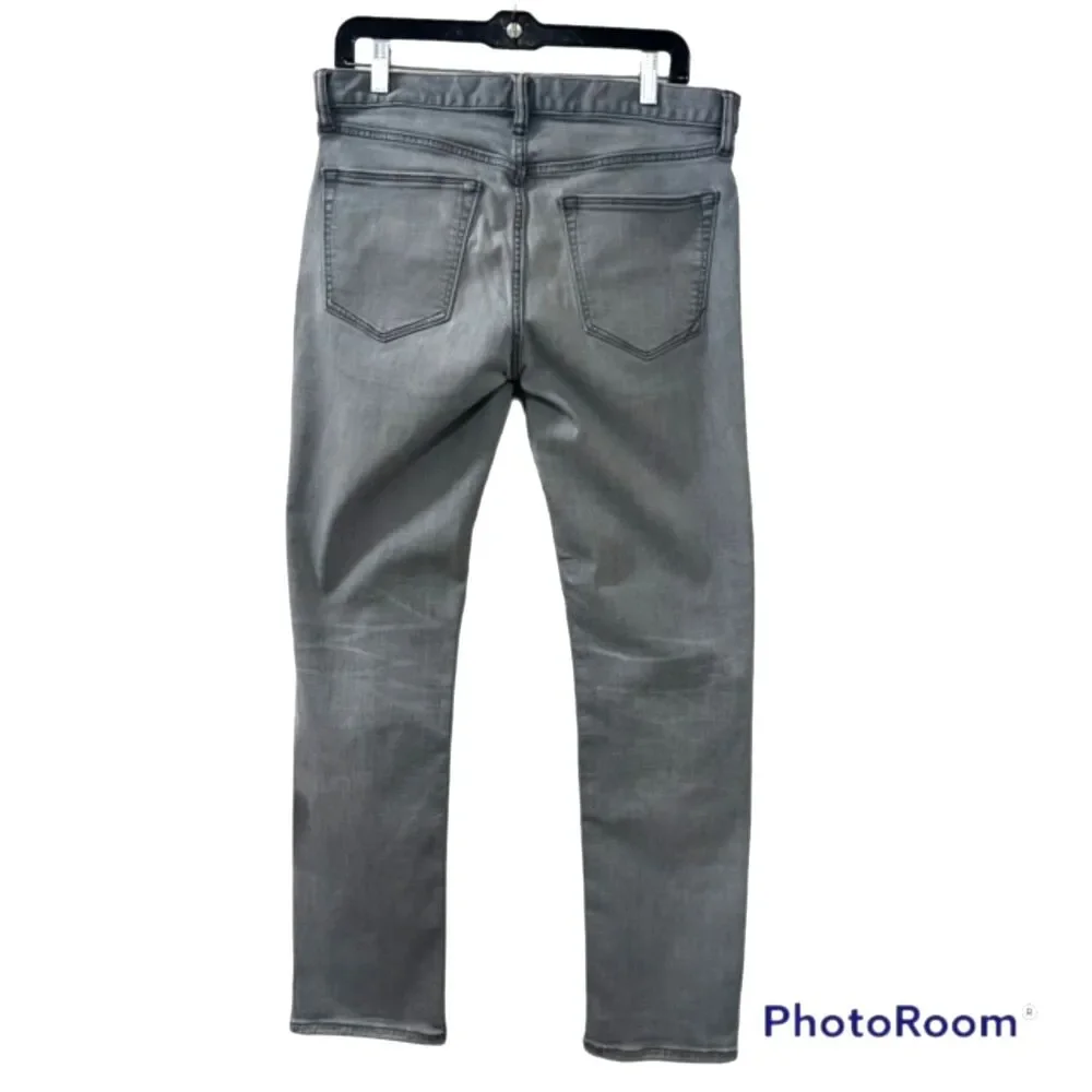 Banana Republic Mens Gray Wash Slim Stretch Jeans 32x32 Cotton Blend